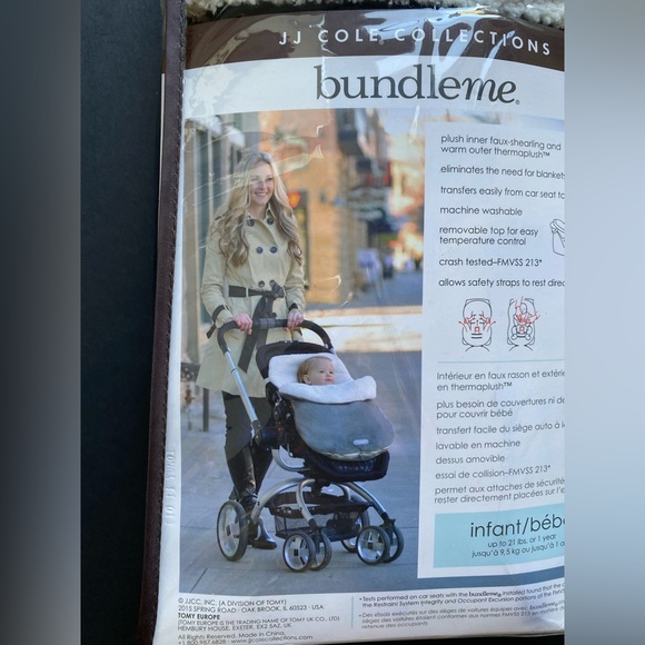JJ COLE BundleMe Infant Bunting Bag Car Seat Cover - Picture 4 of 7
